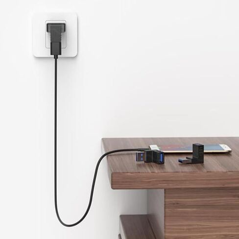 90 درجة USB3.0/2. محول USB3./2. أنثى إلى ذكر تمديد موصل مقرنة محول موصل موسع in Kuwait