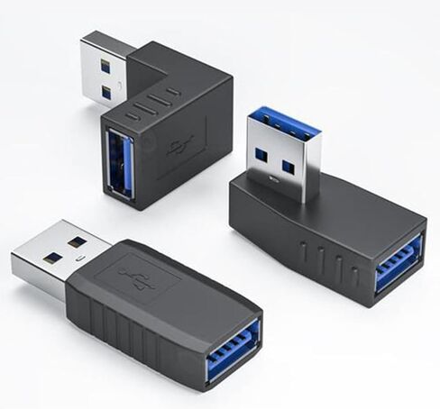 90 درجة USB3.0/2. محول USB3./2. أنثى إلى ذكر تمديد موصل مقرنة محول موصل موسع in Kuwait