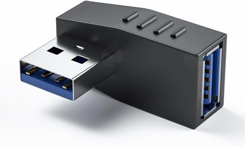 90 درجة USB3.0/2. محول USB3./2. أنثى إلى ذكر تمديد موصل مقرنة محول موصل موسع in Kuwait