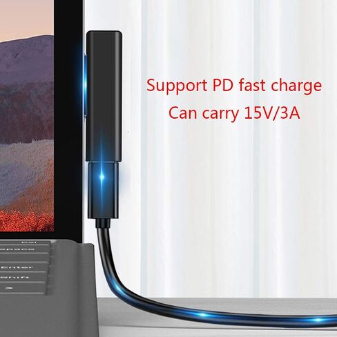 USB Type C Power Supply for Head Converter Female Adapter for Surface 3 4 5 6 Adap A/V Video Game Cable in Saudi Arabia