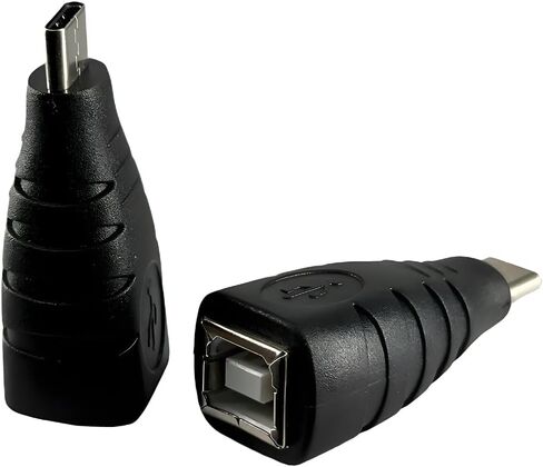 محول طابعة USB C نوع ذكر إلى B أنثى قابس الطباعة للطابعة الماسح الضوئي B إلى in Kuwait