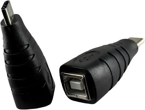 محول طابعة USB C نوع ذكر إلى B أنثى قابس الطباعة للطابعة الماسح الضوئي B إلى in Kuwait