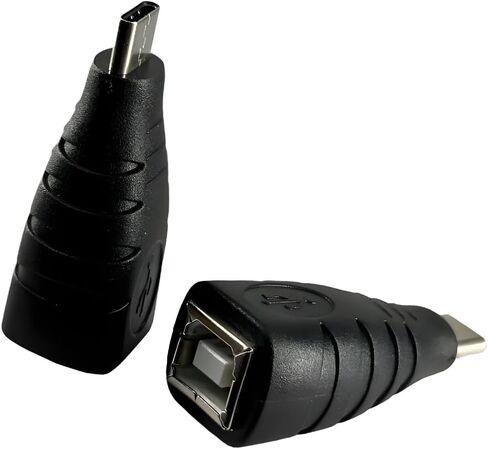 محول طابعة USB C نوع ذكر إلى B أنثى قابس الطباعة للطابعة الماسح الضوئي B إلى in Kuwait