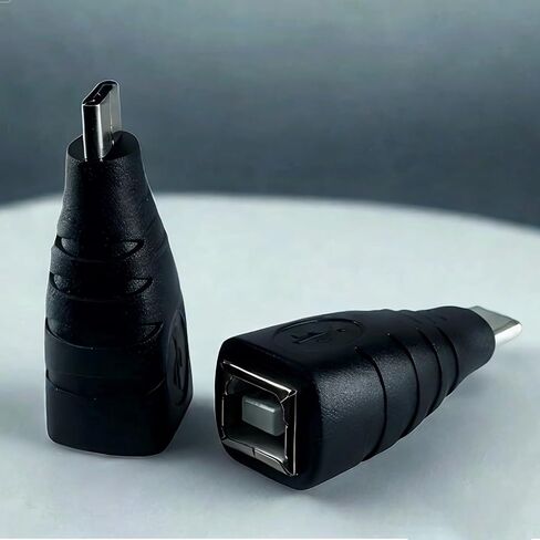 محول طابعة USB C نوع ذكر إلى B أنثى قابس الطباعة للطابعة الماسح الضوئي B إلى in Kuwait