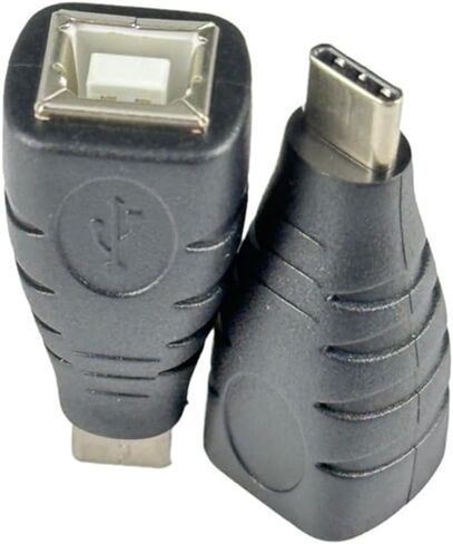 محول طابعة USB C نوع ذكر إلى B أنثى قابس الطباعة للطابعة الماسح الضوئي B إلى in Kuwait
