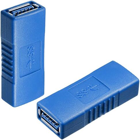 USB3.0 A Female to Adapter Coupler Gender Changer Connector Cable Adapter for Laptop to USB Coupler in Saudi Arabia