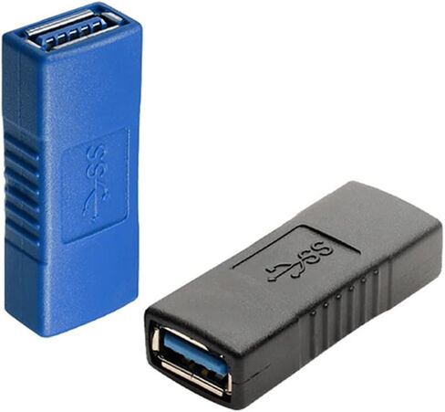 USB3.0 A Female to Adapter Coupler Gender Changer Connector Cable Adapter for Laptop to USB Coupler in Saudi Arabia
