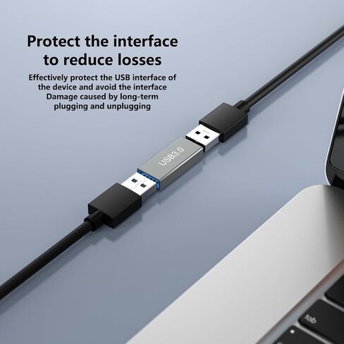 وصلة أنثى USB3.0 لتمديد طول الكابل وتعزيز اتصال الجهاز لتوصيل جهازي USB in Kuwait