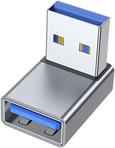 محول USB 3.0 بزاوية قائمة 90 درجة ذكر إلى أنثى موصل مقرنة لشواحن الكمبيوتر المحمول USB in Kuwait