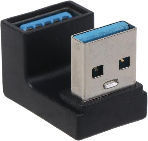 5Gbps Up & Down 180 Degree Angled USB 3.0 Adapter A Male to Female Extension Connector Work for LTE to in Saudi Arabia