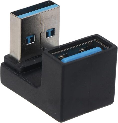5Gbps Up & Down 180 Degree Angled USB 3.0 Adapter A Male to Female Extension Connector Work for LTE to in Saudi Arabia