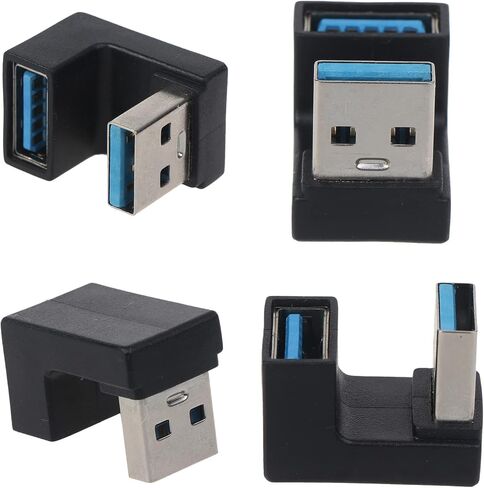 5Gbps Up & Down 180 Degree Angled USB 3.0 Adapter A Male to Female Extension Connector Work for LTE to in Saudi Arabia