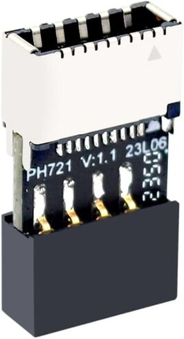 Compact USB2.0 9PIN Male to TypeE 20Pin Female Converter Portable and Dependable in Saudi Arabia