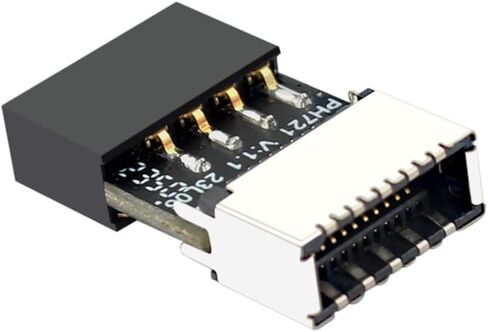 Compact USB2.0 9PIN Male to TypeE 20Pin Female Converter Portable and Dependable in Saudi Arabia
