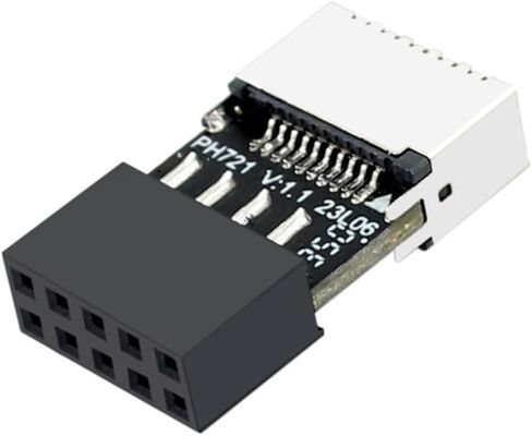 Compact USB2.0 9PIN Male to TypeE 20Pin Female Converter Portable and Dependable in Saudi Arabia