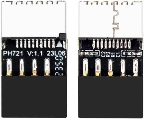 Compact USB2.0 9PIN Male to TypeE 20Pin Female Converter Portable and Dependable in Saudi Arabia