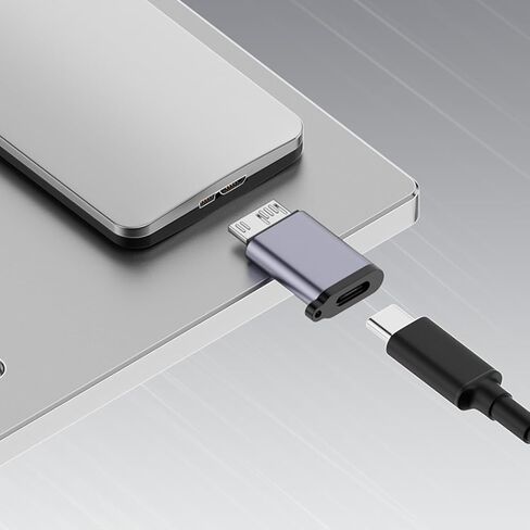 محول USB 3.0 من النوع C أنثى إلى MicroB ذكر إلى محول مزامنة البيانات إلى أداة نقل البيانات in Kuwait