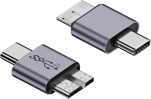 محول USB 3.0 من النوع C أنثى إلى MicroB ذكر إلى محول مزامنة البيانات إلى أداة نقل البيانات in Kuwait