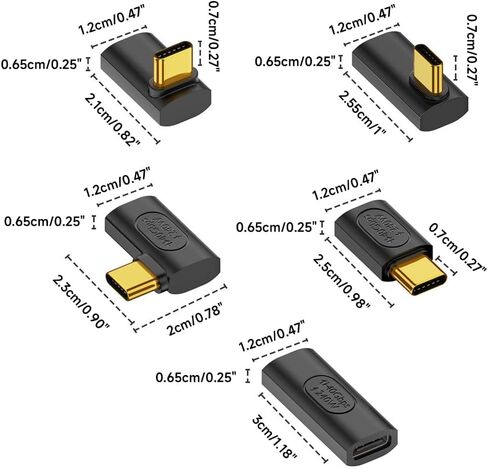 High-Speed USB C Male to Female Extender Adapter Connector 240w Charging and 40Gbps Data Transmission Charging in Saudi Arabia