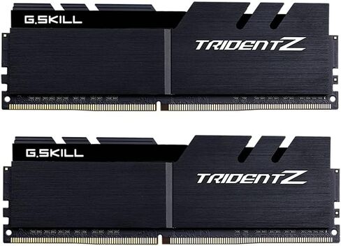 سلسلة G.SKILL TridentZ - DDR4 - سعة 16 جيجابايت: 2 × 8 جيجابايت - DIMM 288-PIN - أسود مفتوح، F4-4400C19D-16GTZKK in Saudi Arabia