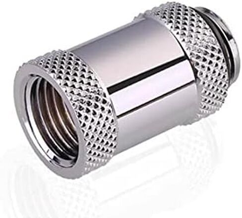 Bykski G 1/4in. Male/Female Extension Coupler - 25mm (B-EXJ-25) - White in Saudi Arabia