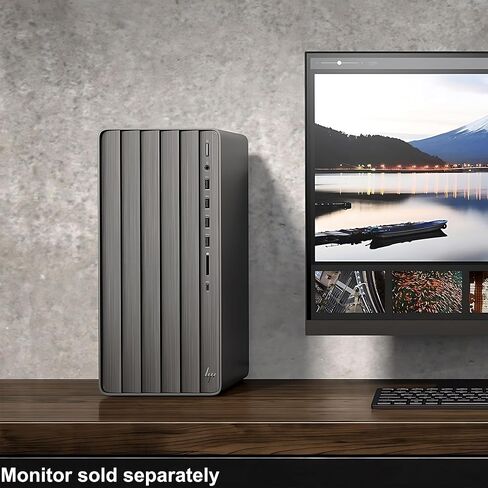 HP Envy Desktop, 14th Gen Intel Core i7 Processor (up to 5.4 GHz), 32GB RAM, 512GB SSD + 1TB HDD, Wireless Keyboard & Mouse, Wi-Fi 6, Bluetooth, Win11 Pro, Home Office & Business Computer w/ICP Hub in Saudi Arabia