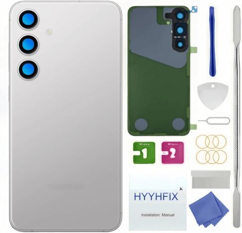 Galaxy S24 Back Glass Replacement for Samsung Galaxy S24 Rear Back Cover Glass Waterproof and Camera Lens+Professional Repair Tool Kit (Cobalt Violet) in Kuwait