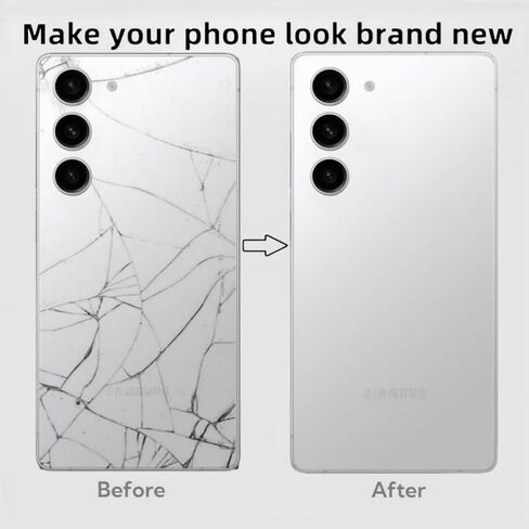 Galaxy S24 Back Glass Replacement for Samsung Galaxy S24 Rear Back Cover Glass Waterproof and Camera Lens+Professional Repair Tool Kit (Cobalt Violet) in Kuwait