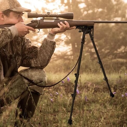 CVLIFE Rifle Bipod مع إمالة محورية، ومسمار دوار، ورافعة قفل S قابلة للفصل من أجل الثبات والتصويب على الهدف in Kuwait