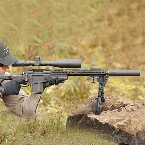 CVLIFE Rifle Bipod مع إمالة محورية، ومسمار دوار، ورافعة قفل S قابلة للفصل من أجل الثبات والتصويب على الهدف in Kuwait
