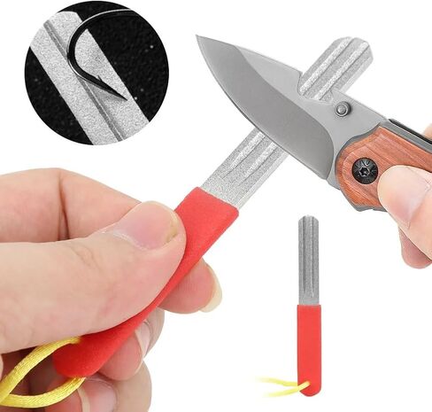 2Pcs Fishing Hook Sharpener, Restore Hook Sharpness Quickly and Easily, Easy to Carry Fish Hook File in Saudi Arabia