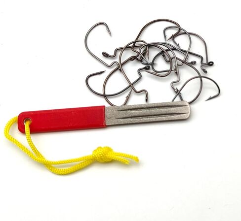 2Pcs Fishing Hook Sharpener, Restore Hook Sharpness Quickly and Easily, Easy to Carry Fish Hook File in Saudi Arabia