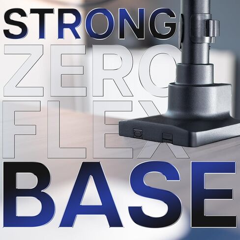 VIVO Pneumatic Arm Ultrawide Monitor Extra Tall Desk Mount for Up to 49 inch Screens and Laptop Tray for Up to 17 inch Notebooks, Holds Ultra-Wides Up to 44 lbs, Black, STAND-V120K-L in Saudi Arabia