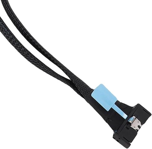Yunseity كابل PCIe مزدوج مستقيم لـ 32GT / s، كابل مزدوج 38Pin مرن للخوادم وأنظمة التخزين ومراكز البيانات ونقل البيانات لمسافات طويلة 60 سم in Saudi Arabia