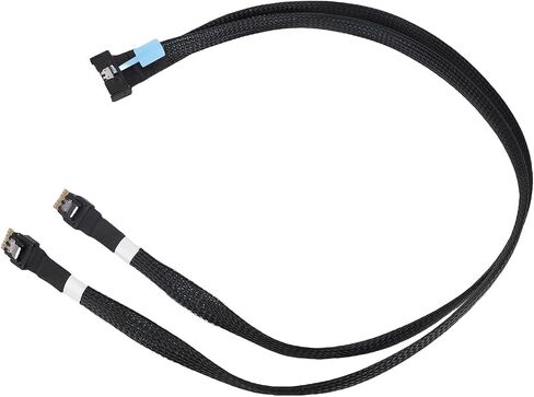 Yunseity كابل PCIe مزدوج مستقيم لـ 32GT / s، كابل مزدوج 38Pin مرن للخوادم وأنظمة التخزين ومراكز البيانات ونقل البيانات لمسافات طويلة 60 سم in Saudi Arabia
