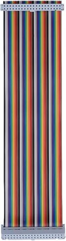 Zunate 40Pin Ribbon Flat Cable for 1B 2B/ 3B, Rainbow Looking Copper Core Cable for Extending Input/Output Port in Saudi Arabia