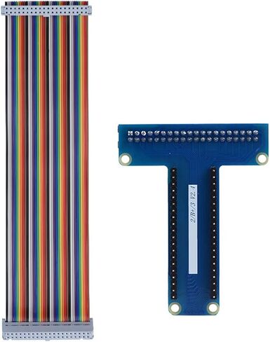 Zunate 40Pin Ribbon Flat Cable for 1B 2B/ 3B, Rainbow Looking Copper Core Cable for Extending Input/Output Port in Saudi Arabia