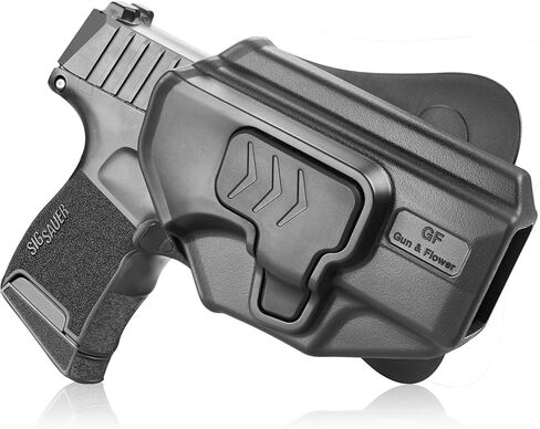 حافظة مجداف OWB متوافقة مع Sig Sauer P226، P238، P365، P365 SAS، Smith & Wesson Bodyguard 380/380 مع ليزر أحمر، حمل حزام الخصر الخارجي، إطلاق إصبع السبابة / غير قابل للتعديل، اليد اليمنى in Kuwait