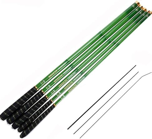 Goture//Telescopic Tenkara Fishing Rod Kit//Ultralight Travel Fishing Rod,Portable Collapsible Bass Crappie Rod, Carbon Fiber Inshore Stream Trout Pole 10 12 15 18 21 24 Free Tip Set(Top 3 Segment) in Saudi Arabia