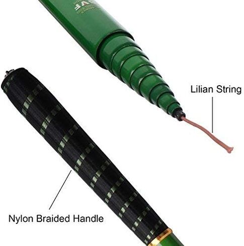 Goture//Telescopic Tenkara Fishing Rod Kit//Ultralight Travel Fishing Rod,Portable Collapsible Bass Crappie Rod, Carbon Fiber Inshore Stream Trout Pole 10 12 15 18 21 24 Free Tip Set(Top 3 Segment) in Saudi Arabia