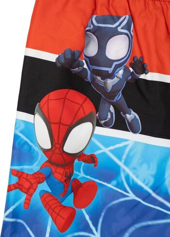 Marvel Spider-Man Toddler Boys Swim Trunks Bathing Suit Gray/Blue 4T in Kuwait
