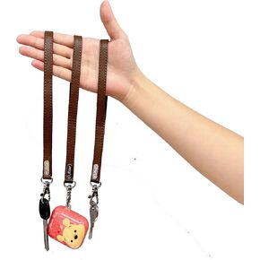 [3 pack] Phone lanyards, PU Leather Wrist Straps [With Lock] for Cellphones/Cameras/USB Drives/Keychains/ID Name Tag Holders in Kuwait