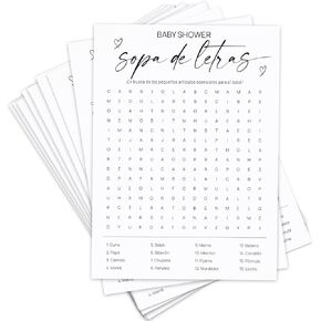 ألعاب استحمام الطفل، تنبؤات عيد الميلاد لبطاقات مشورة استحمام الطفل للصبي والفتاة المحايدة جنسانيًا لـ 50 ضيفًا in Kuwait