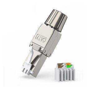 RJ45 Cat6A Cat7 Cat8 Connector Reusable Shielded Ethernet Field Modular 2000MHz 40Gbps LAN Cable 22-26AWG(CAT6A UTP) in Kuwait