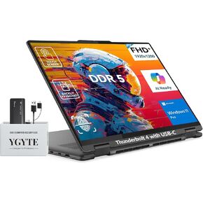 Lenovo 2025 Yoga 7i 2 in 1 Laptop Touchscreen, 16" FHD+ 360 Foldable Touch Screen Convertible, Intel Core Ultra 7, 16GB DDR5 RAM 1TB SSD+512GB PSSD, Windows 11|Backlit|Fingerprint|YGYTEaccessory in Kuwait