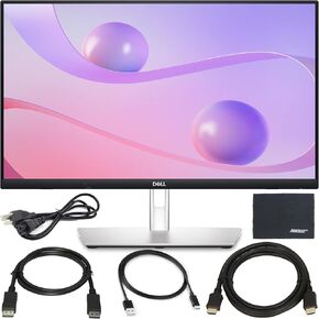 Dell 24 P2424HT 23.8" Multi-Touch Monitor W/Articulating Stand - Full HD @ 60hz + DisplayPort Cable + ZoomSpeed HDMI Cable + USB-C Cable + AOM Microfiber Cloth in Kuwait