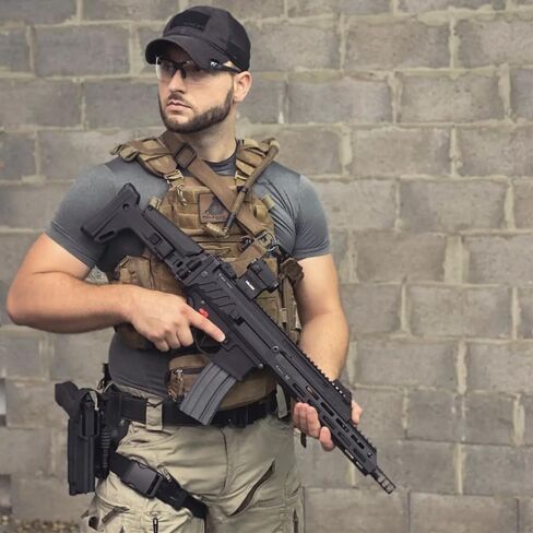 Quick Locking System Kit Included QLS Fork and Plate with Mid-Ride UBL Universal Belt Loop and Quick-Release Elastic Leg Strap for Duty Belt Holster in Saudi Arabia