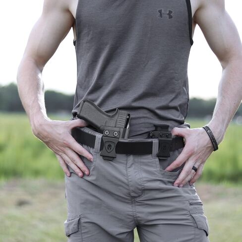 WARRIORLAND IWB Kydex Holster Compatible with Glock 43X / G43 / G43X MOS Pistol, Inside Waistband Concealed Carry, Adj. Posi-Click Retention & Cant, Right Hand/Left Hand Option in Saudi Arabia