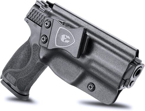 حافظة M&P 9mm/.40، IWB Kydex Holster Fit: S&W M&P 9/.40 مضغوط/حجم كامل، M&P 9/.40 M2.0 مسدس كامل الحجم، درع غير مناسب، حافظة حمل مخفية داخل حزام الخصر، Adj. غير قادر & بوسي انقر فوق الاحتفاظ in Saudi Arabia