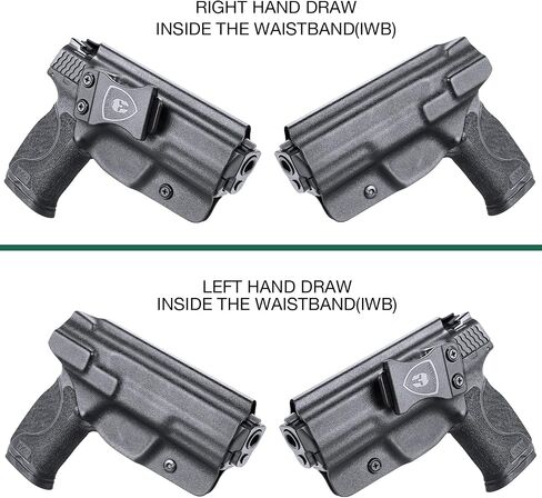 حافظة M&P 9mm/.40، IWB Kydex Holster Fit: S&W M&P 9/.40 مضغوط/حجم كامل، M&P 9/.40 M2.0 مسدس كامل الحجم، درع غير مناسب، حافظة حمل مخفية داخل حزام الخصر، Adj. غير قادر & بوسي انقر فوق الاحتفاظ in Saudi Arabia